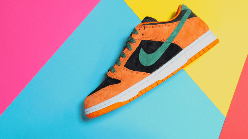 Dunk Low on Colorful Background