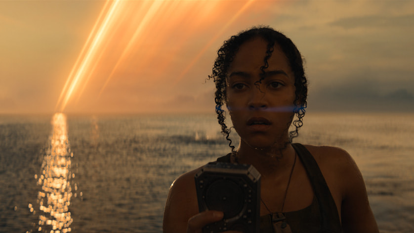 Lou Llobell in “Foundation,” now streaming on Apple TV+.