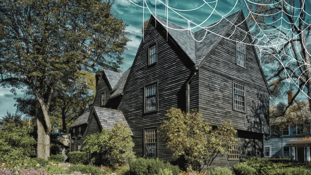 Salem Massachusetts Halloween sight Seven Gables House