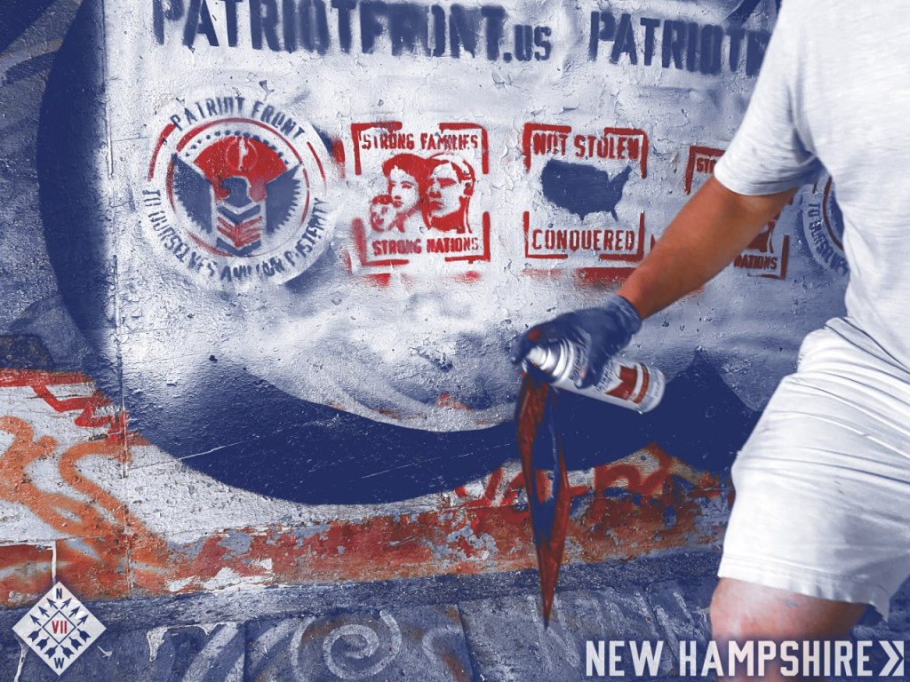 Patriot Front Graffiti