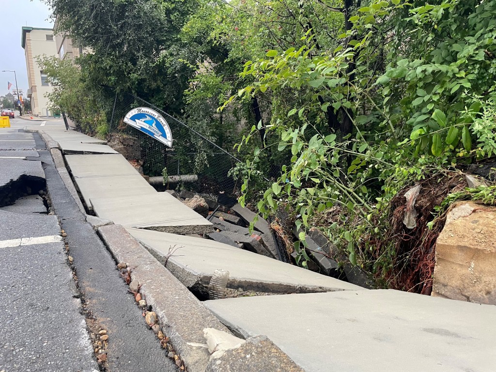 flash flooding damage in leominster MA